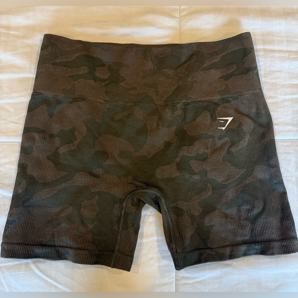 Gymshark Adapt Camo Seamless Ribbed Shorts